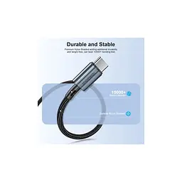 Дата кабель USB-C to USB-C 1.2m USB 2.0 60W Choetech (XCC-1014-BK) - мініатюра 2