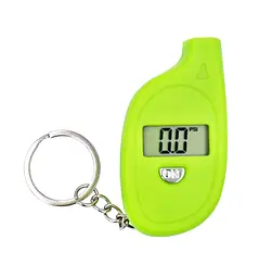 Манометр (тестер тиску шин) цифровий LCD дисплей салатовий (G0001640) - мініатюра 4