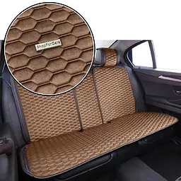 Накидка на задні сидіння Алькантара Palermo Premium Коричневі 1 шт