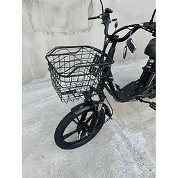 Електровелосипед Green Giant U18" 600W 60V 26Ah + вантажний посилений багажник чорний - мініатюра 9