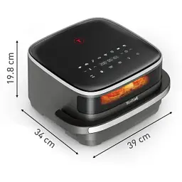 Мультипіч Tefal Easy Fry XL Surface 2200 Вт чорно-сіра (FW402HE0) - мініатюра 4