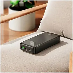 Портативна батарея Hoco Cool figure power bank J102A 20000mAh 20W чорна 6931474783622 - мініатюра 5