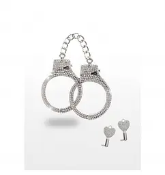Наручники Taboom Diamond Wrist 65 см сріблястий - мініатюра 2