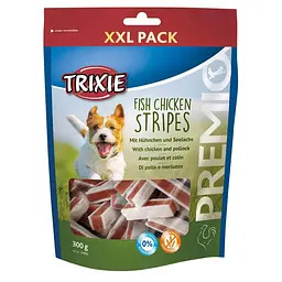 Ласощі для собак Trixie PREMIO Chicken and Pollock Stripes 300 г (курка і риба)