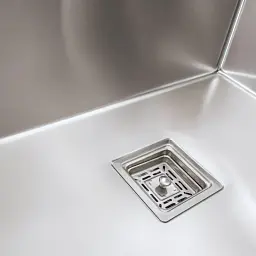 Кухонна мийка Platinum Handmade НSB з нержавіючої сталі 3 мм прямокутна 65x45x23 см (000037020) - мініатюра 5