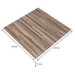Самоклеюча LVT плитка 610х610х1,5 мм SW-00003276 - мініатюра 2