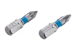 Біта викруткова Intertool насадка хрестоподібна PZ1 x 25 мм Storm в упаковці 2 шт. - мініатюра 2