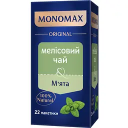 Мелисовый чай Monomax с мятой 33 г (22 шт. х 1.5 г)