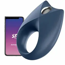 Ерекційне кільце Satisfyer Royal One 7.5 см синій