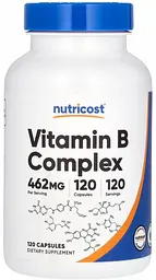 Комплекс вітамінів групи B 462 мг 120 капсул Nutricost