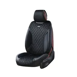 Накидки для Сидінь Алькантара "Elegant" NAPOLI Чорні Повний Кт. (700 116) - мініатюра 2