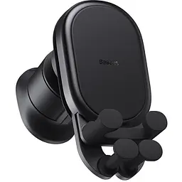 Автомобільний утримувач холдер Baseus Stable Gravitational Wireless Charging Car Mount Pro 15W Air Outlet Version SUWX030001 Black - мініатюра 2
