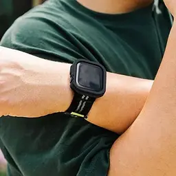 Силіконовий чохол Ringke Air Black для Apple Watch 10 (46мм) - мініатюра 4