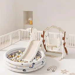 Дитячий ігровий комплекс Mealux Koda White/Coffee (KD-B021 White/Coffee) - мініатюра 11