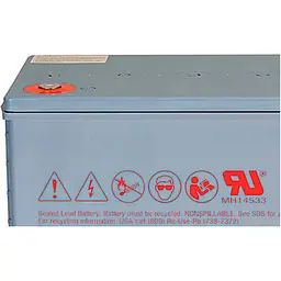 Акумулятор CSB AGM 12V (12V/130Ah/1560Wh) (HRL12540W) [114118] - мініатюра 3