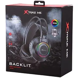 Навушники Xtrike Me Gaming RGB Backlight GH-509 чорні - мініатюра 5