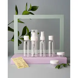 Дорожній набір ємностей Marie Fresh Cosmetics Travel Set 10-50 мл 6 шт. - мініатюра 2