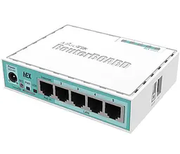 Маршрутизатор Mikrotik hEX RB750Gr3 with Dual Core 880MHz MHz CPU, 256MB RAM, 5 Gigabit LAN ports - мініатюра 2