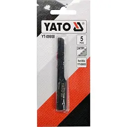 Полотна до пневматичної шаблевої пили YT-09955 YATO 24 зуби/1.5 шт. (YT-09958) - мініатюра 2