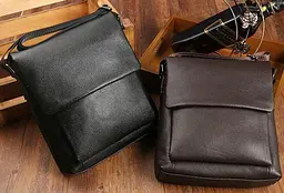 Сумка-месенджер шкіряна TIDING BAG 000305389 - мініатюра 8