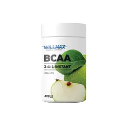 Амінокислота BCAA 2:1:1, 400 грам Яблуко Willmax fit0018455