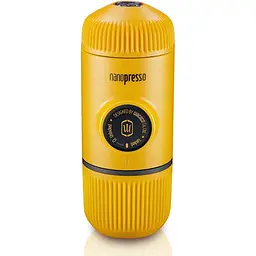 Портативна еспресо-кавоварка Wacaco Nanopresso жовта - мініатюра 2