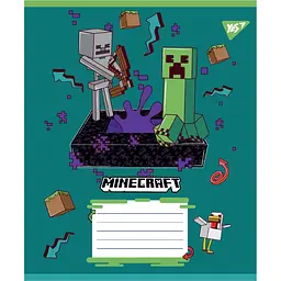 Набір зошитів Yes Minecraft Heroes A5 в косу лінію 12 аркушів 25 шт. (767578) - мініатюра 6