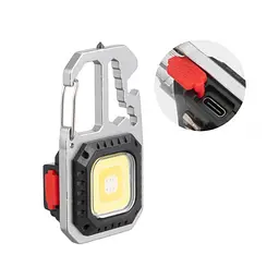 Ліхтар брелок Intertool STORM LB 0161 акумуляторний мультиінструмент з карабіном з відкривачкою з викрутками - мініатюра 4