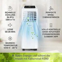 Кондиціонер мобільний Klarstein Pure Blizzard Smart 9k (10035807) - мініатюра 2
