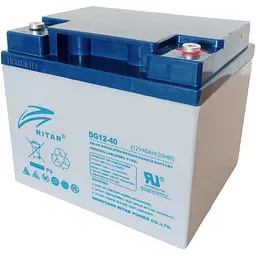 Акумуляторна батарея GEL RITAR DG12-40, Gray Case, 12V 40.0Ah ( 198 х 166 х 169 (169) ) Q1/60