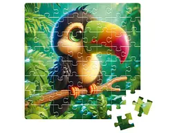 Пазли VLADI TOYS Пташеня в джунглях DT1234-17 - мініатюра 3