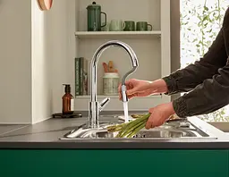 Змішувач для кухні Grohe BauCurve 30547000 Хром - мініатюра 6