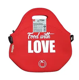 Сумка для обідів Bergner Food with love 30х30х17 см червона (BGEU-2963-6) - мініатюра 2