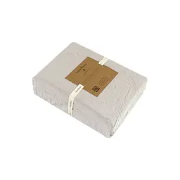 Постільна білизна Lotus Home Washed cotton - Solid kahve-bej сімейний - мініатюра 2