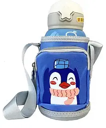 Дитячий термос - поїлка в сумці з чашкою 3 в 1 600 ml Mumlove Синій