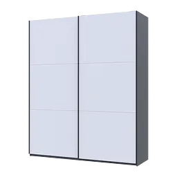 Шафа купе Doros G-Caiser Графіт/Білий 2 ДСП / 3 частини 200х60х240 (42005228)