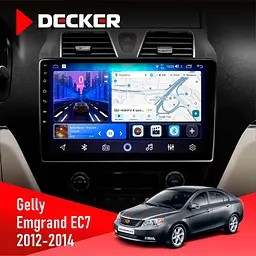 Штатна магнітола Gelly Emgrand EC7 2012-2014 Decker D10-006 4x64, 4G Decker (НФ-00009485)