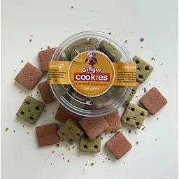 Ласощі для собак Печиво Ginger Cookies Carrot&Shpinach 135 г  - мініатюра 2