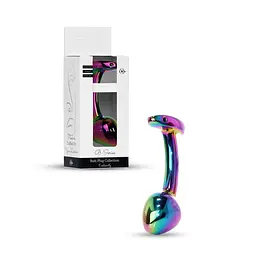 Анальна пробка B - Series HeavyFun Jewellery Plug S 7.5 см (мульті) - мініатюра 7
