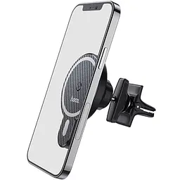 Холдер Hoco CA85 Black (Wireless Charger) - мініатюра 5