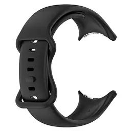 Силіконовий ремінець на смарт годинник Google Pixel Watch 41mm/2 41mm/3 41mm/4 41mm, Silicone, black, зі зручною застібкою, на фітнес браслет, ArmorStandart (ARM75420) - мініатюра 3