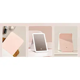 Дзеркало для макіяжу DOCO Daylight Portable Flat Mirror Pro Pink (FM008P) [162477] - мініатюра 12