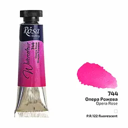 Фарба акварельна Опера Рожева (744) туба 10 мл Rosa Gallery [CD]