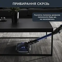 Пилосос Rowenta Xforce Flex 14.60 Aqua безпровідний чорно-синій (RH99C0WO) - мініатюра 11