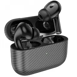 Bluetooth Стерео Гарнітура Hoco EW47 Plus, TWS, carbon version, BT5.3, 35mAh, 300mAh, 7h, Чорний - мініатюра 2