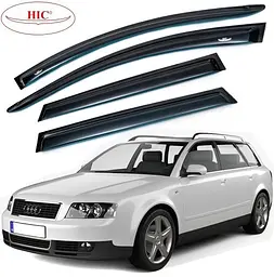 Дефлектори вікон вітровики HIC для Audi A4 B6 / B7 2001-2008 Avant Оригінал (AU14)