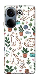 TPU чохол Demsky Cats pattern для TECNO Camon 20 Pro (CK7n)