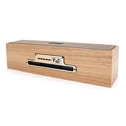 Колонка Kisonli G11A Bluetooth 5.0, 2х5W, 1200mAh, ≥90dB, USB/TF/BT/FM/AUX, DC: 5V/1A, Wooden, BOX, Q20 - мініатюра 4