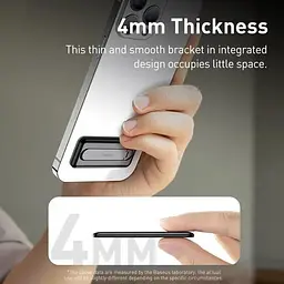 Тримач підставка Baseus Foldable Bracket (LUXZ000002) настільна біла - мініатюра 7
