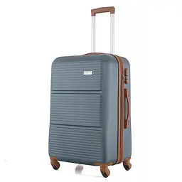 Валіза Semi Line 24" M Green-Grey (T5584-4)